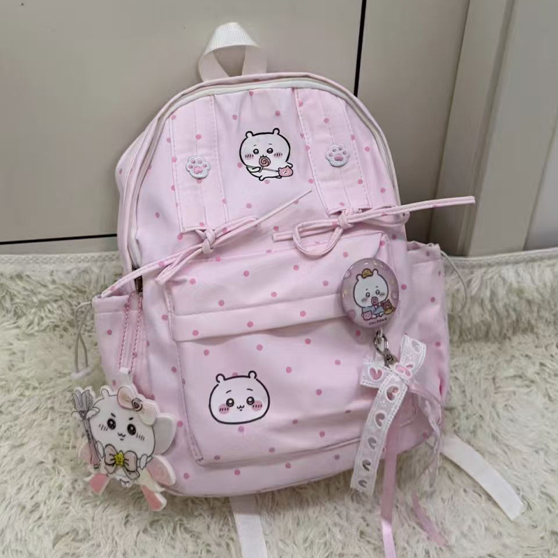 Cute Chiikawa Pink Polka Dot B - Travel Accessories Pink recension och pris