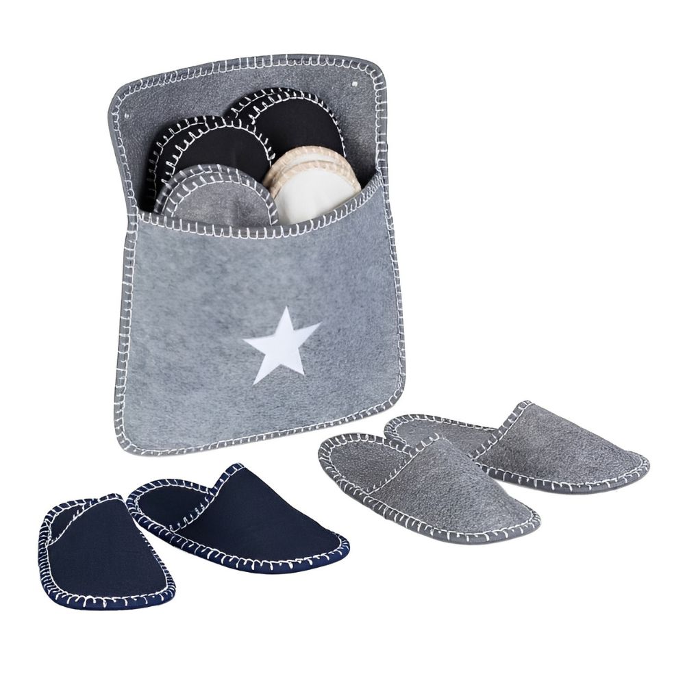 1 Set 6 Pairs Disposable Felt  - Shoe Bag Travel recension och pris