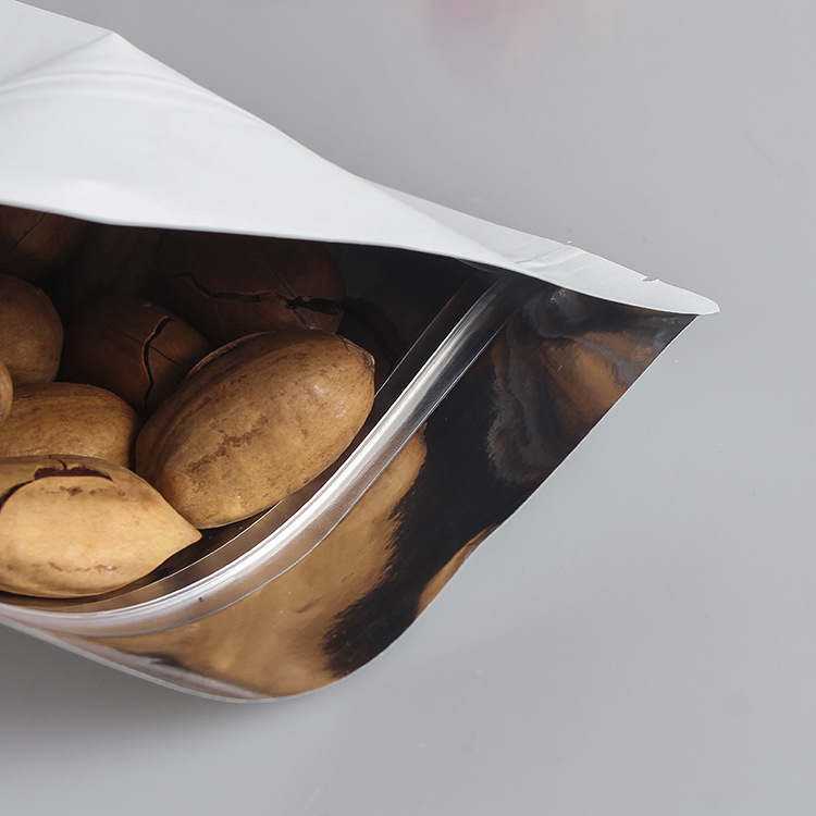100pcs Wholesale Stand up Whit - Reusable Zip Bag recension och pris