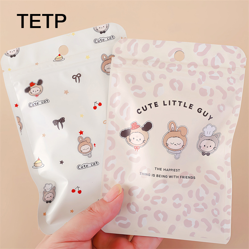 TETP 100Pcs Aluminum Foil Cart - Reusable Zip Bag recension och pris