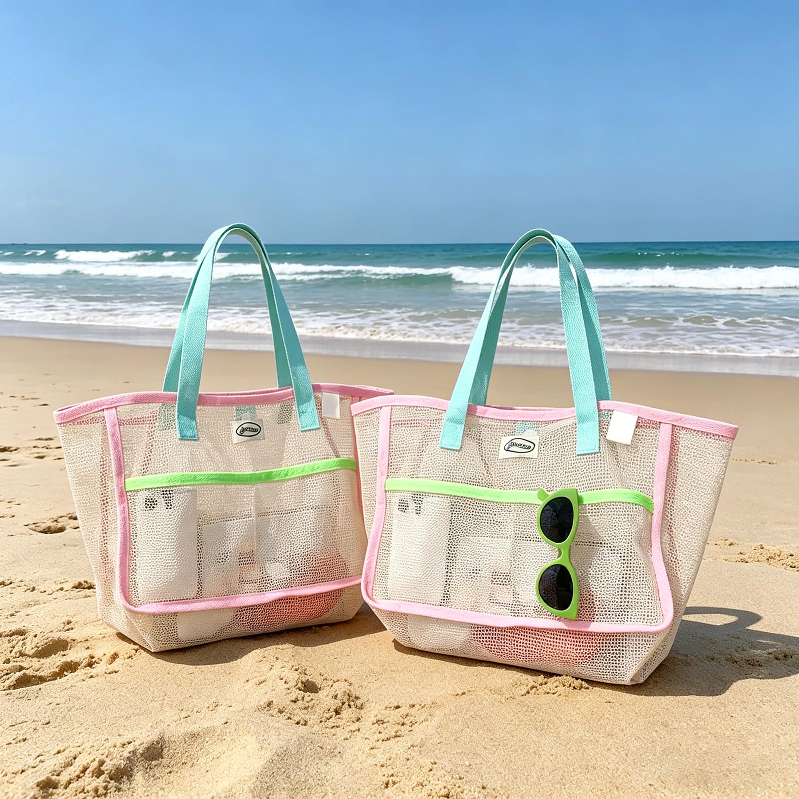 Beach Bags for Women Colorful  - Travel Accessories Us recension och pris