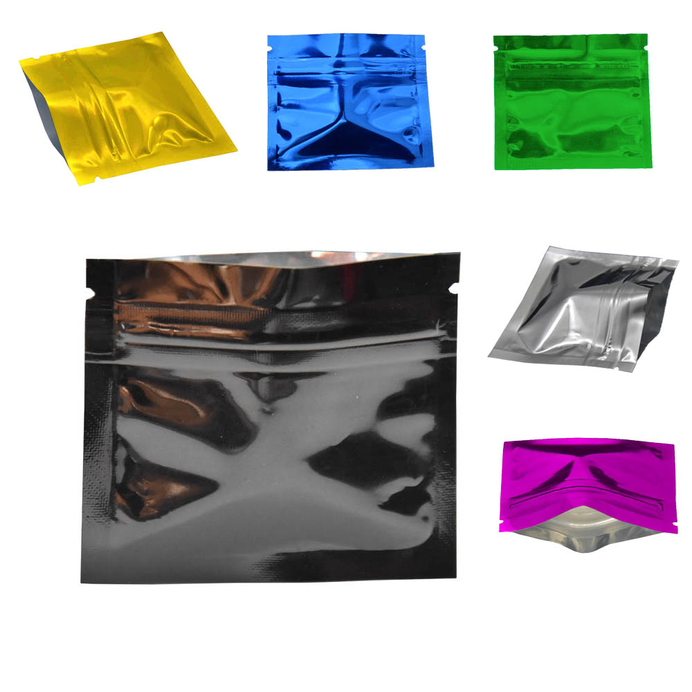 100Pcs Colorful Glossy Aluminu - Reusable Zip Bag recension och pris