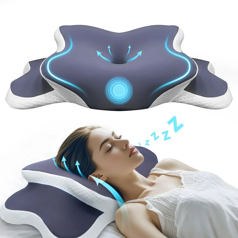 Memory Foam Pillow Cervical Pi - Neck Pillow Memory Foam recension och pris