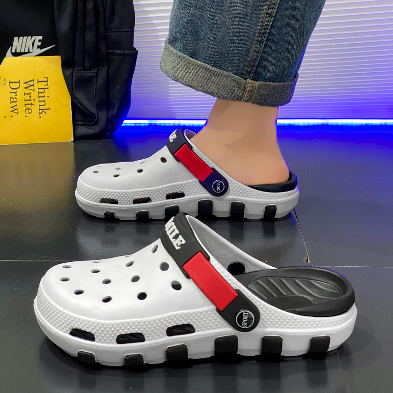 Summer new sandals men's hole  - Shoe Bag Travel recension och pris