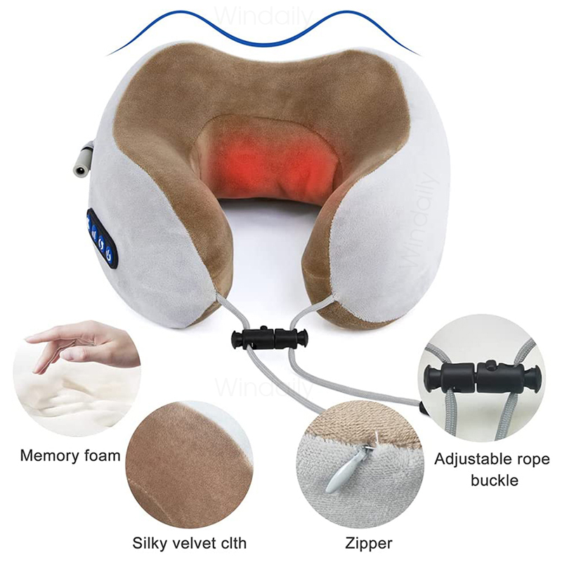 2025 Electric Neck Massager Vi - Neck Pillow Memory Foam recension och pris