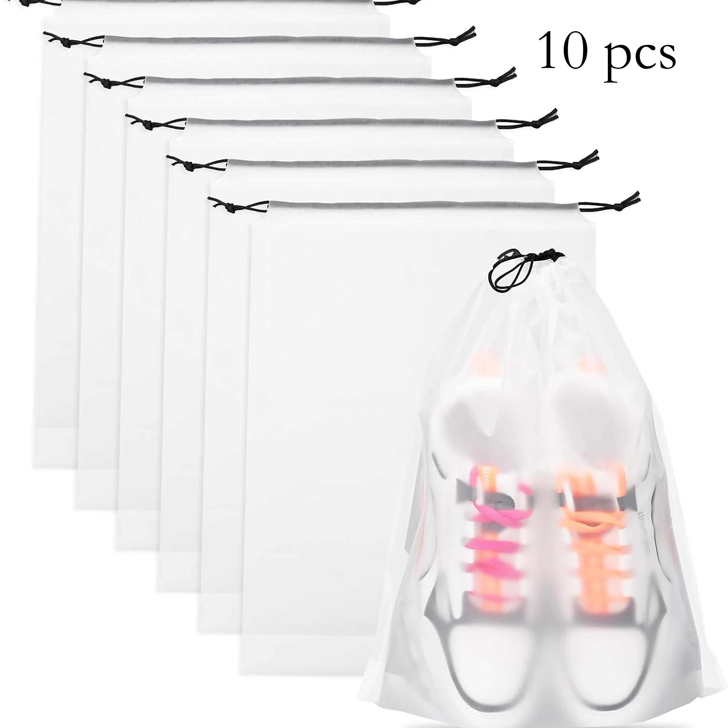 10 Pack Shoe Bags for Travel – - Reusable Zip Bag recension och pris