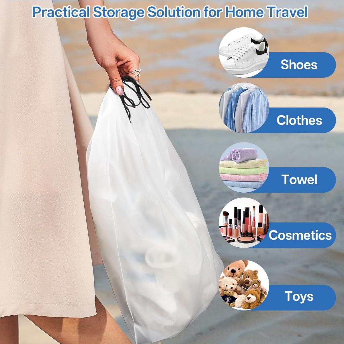 10 Pack Shoe Bags for Travel – - Reusable Zip Bag recension och pris