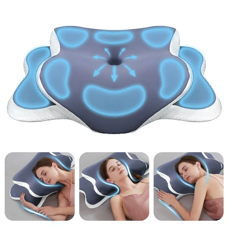 Memory Foam Pillow Cervical Pi - Neck Pillow Memory Foam recension och pris