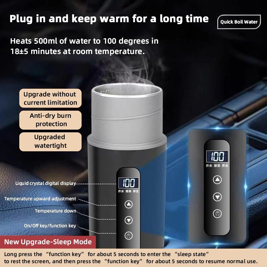500ml Electric Kettle Portable - Portable Travel Kettle recension och pris