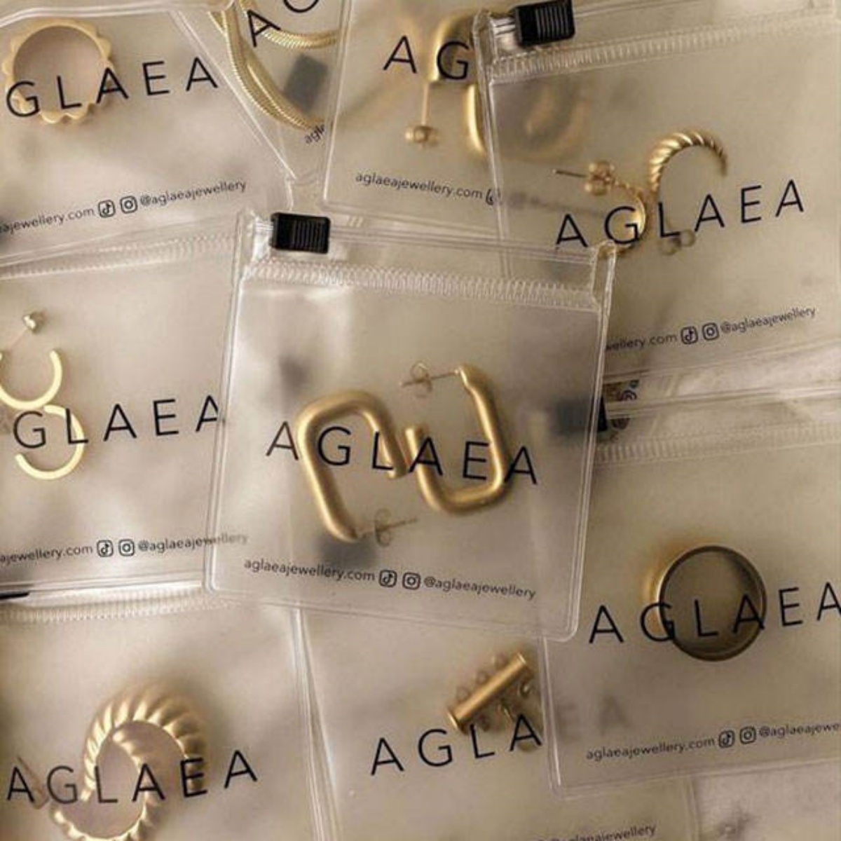 50/100pcs Custom Logo Clear/Tr - Reusable Zip Bag recension och pris