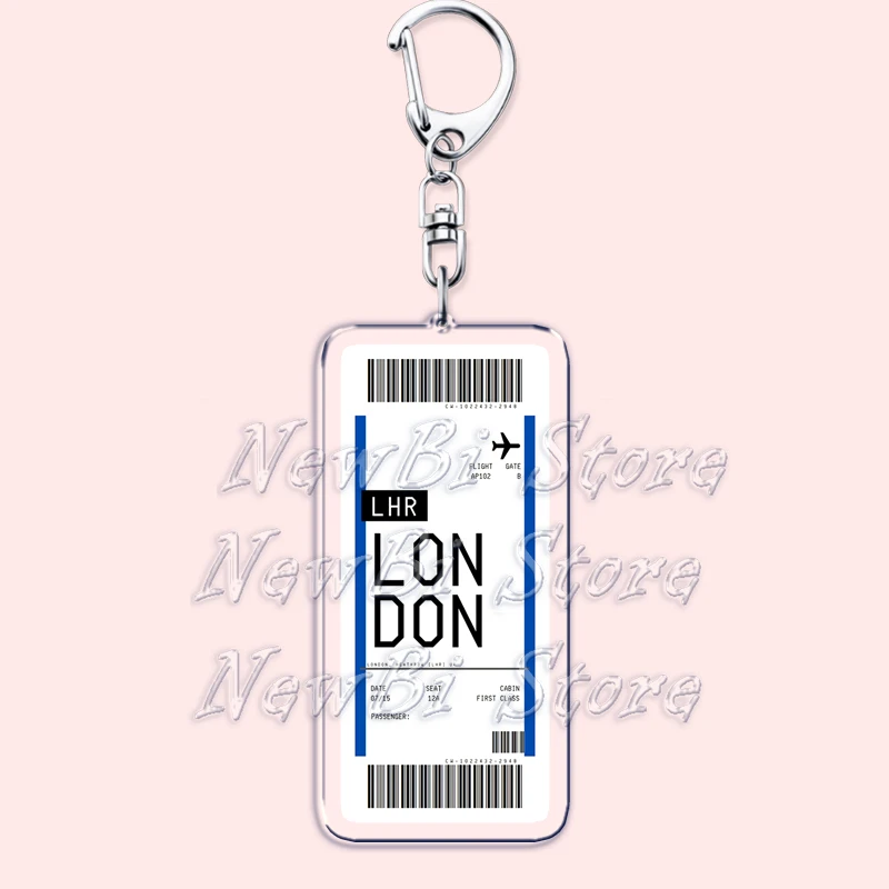 Plane Ticket Boarding Pass Key - Qantas Travel Accessories recension och pris