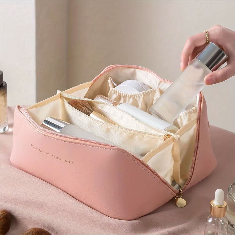 Makeup Organizer Female Toilet - Reusable Zip Bag recension och pris