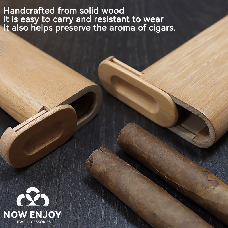 Portable Cigar Case Natural Ce - Travel Accessories Us recension och pris