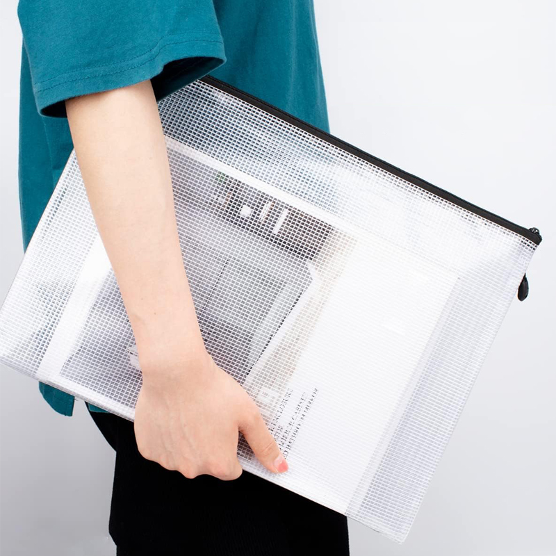 Mesh Zipper Storage Bags Docum - Reusable Zip Bag recension och pris