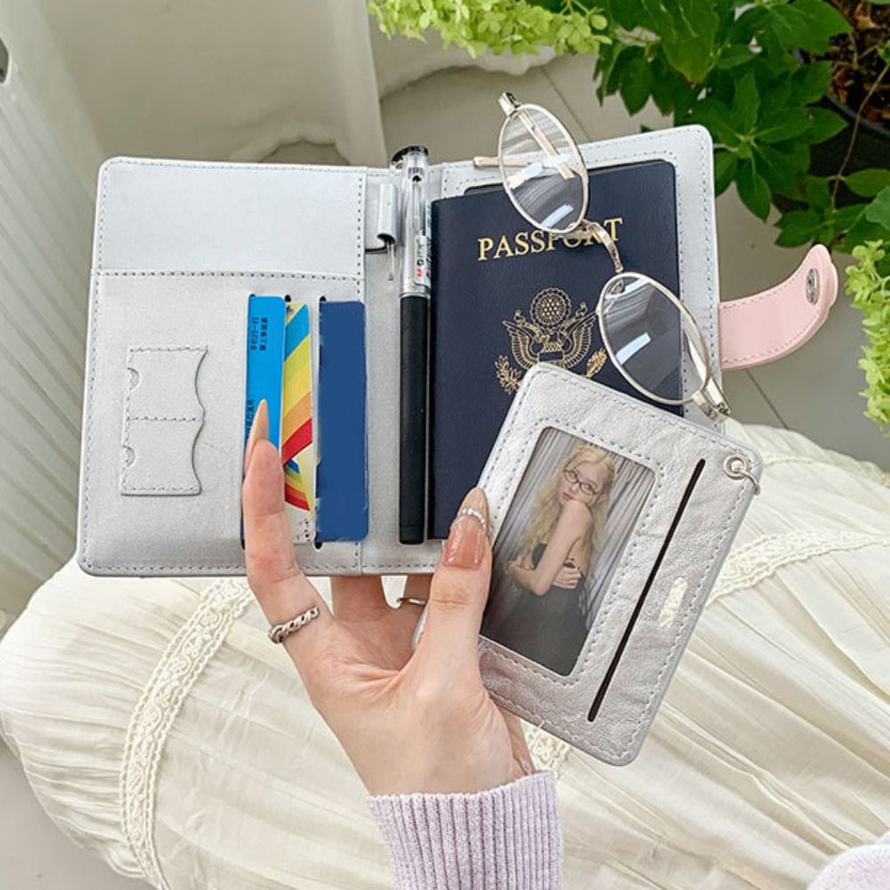 Card Holder PU Passport Bag Cu - Travel Accessories Wallet recension och pris