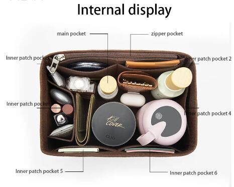Felt Insert Bag Organizer For  - Travel Accessories Lv recension och pris
