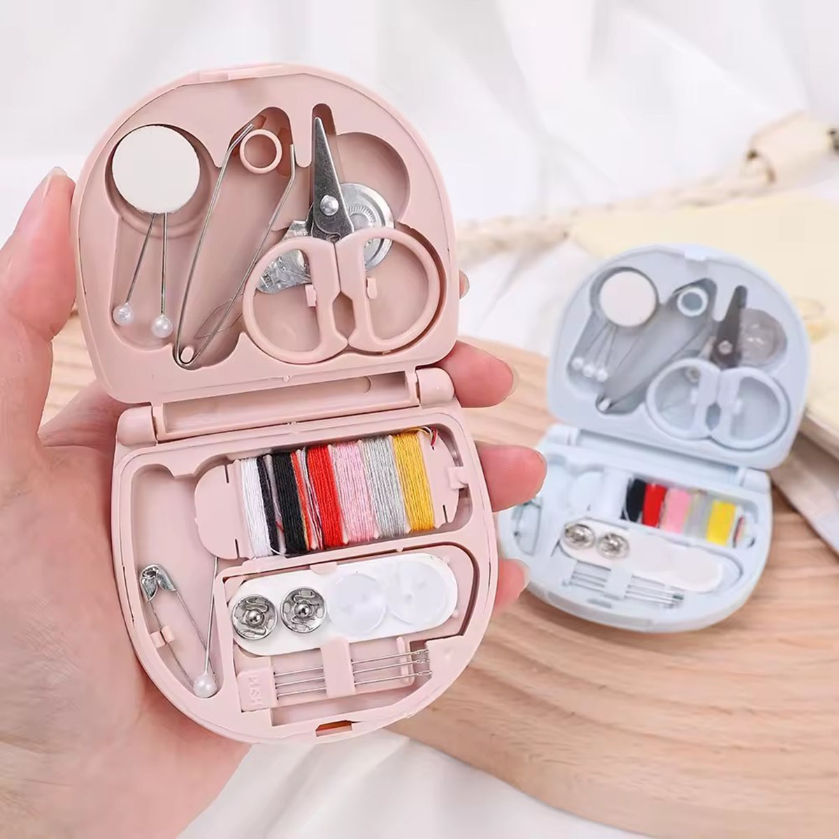 Mini Manual Sewing Machine Kit - Travel Accessories Kit For Men recension och pris