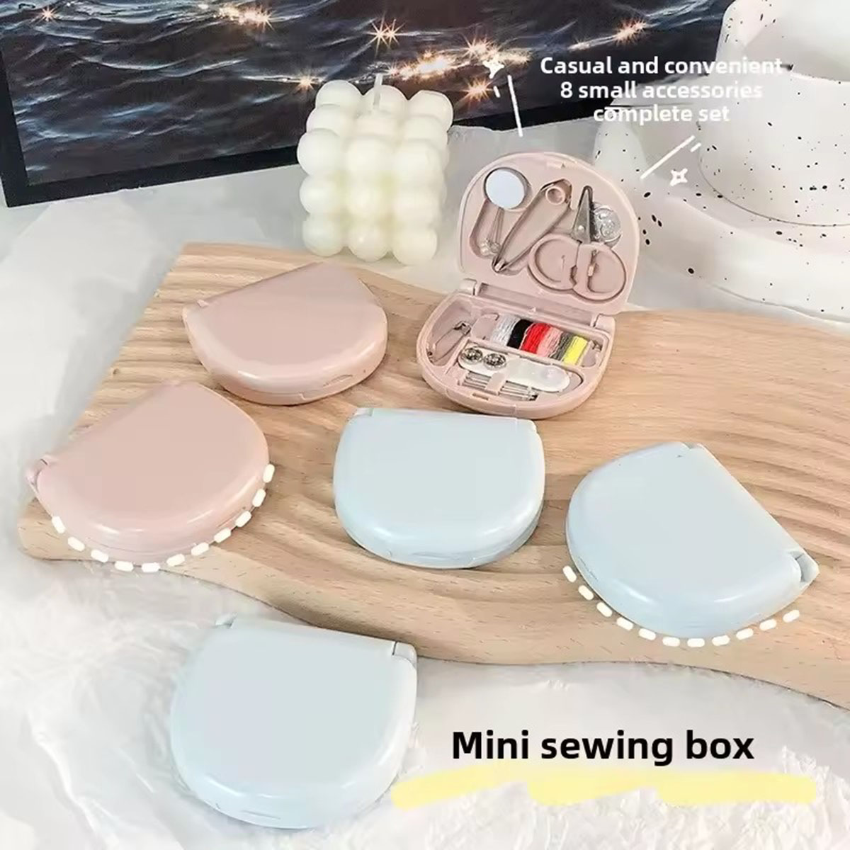 Mini Manual Sewing Machine Kit - Travel Accessories Kit For Men recension och pris