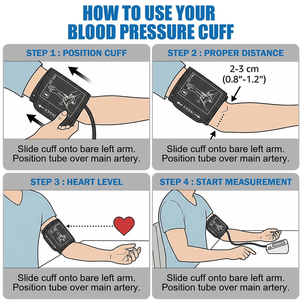 Universal Blood Pressure Cuff  - Travel Accessories Useful recension och pris