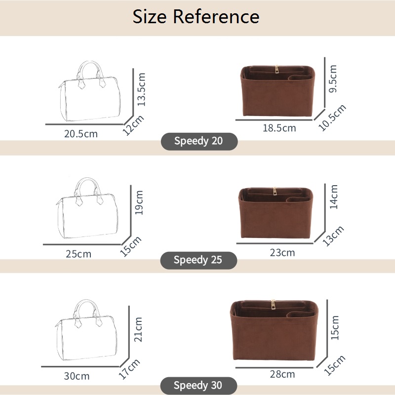 Velvet Insert Bag Organizer Fo - Travel Accessories Lv recension och pris