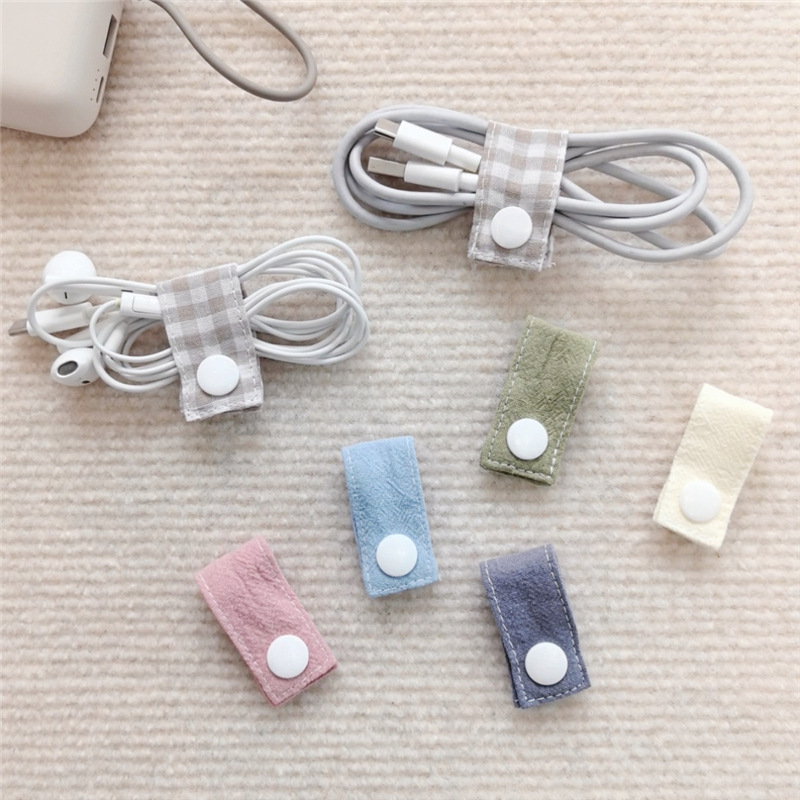 Fabric Cable Organizer Reusabl - Cable Organizer Travel recension och pris