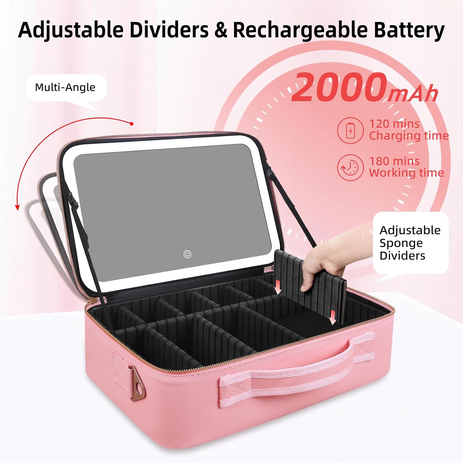Large Capacity Makeup Bag 15'' - Travel Packing Accessories recension och pris