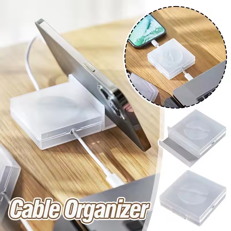 Portable Transparent Cable Org - Cable Organizer Travel recension och pris