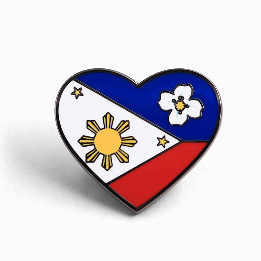 1 Pc Philippines Heart Flag En - Travel Accessories Philippines recension och pris