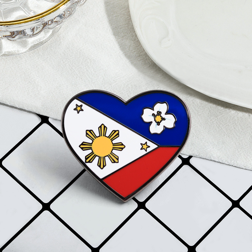 1 Pc Philippines Heart Flag En - Travel Accessories Philippines recension och pris